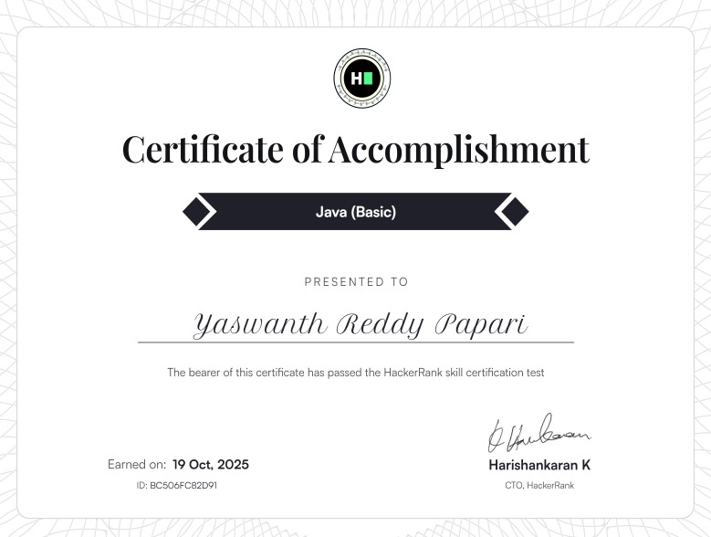 Certificate 1